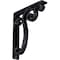 Ekena Millwork Avery Wrought Iron Bracket, (Triple center brace), Antiqued Pewter 2"W x 10"D x 12"H BKTM02X10X12TAVAPW - alternate 1
